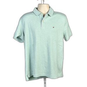 Tommy Hilfiger Men's Golf Shirt Pale Green Size Lg